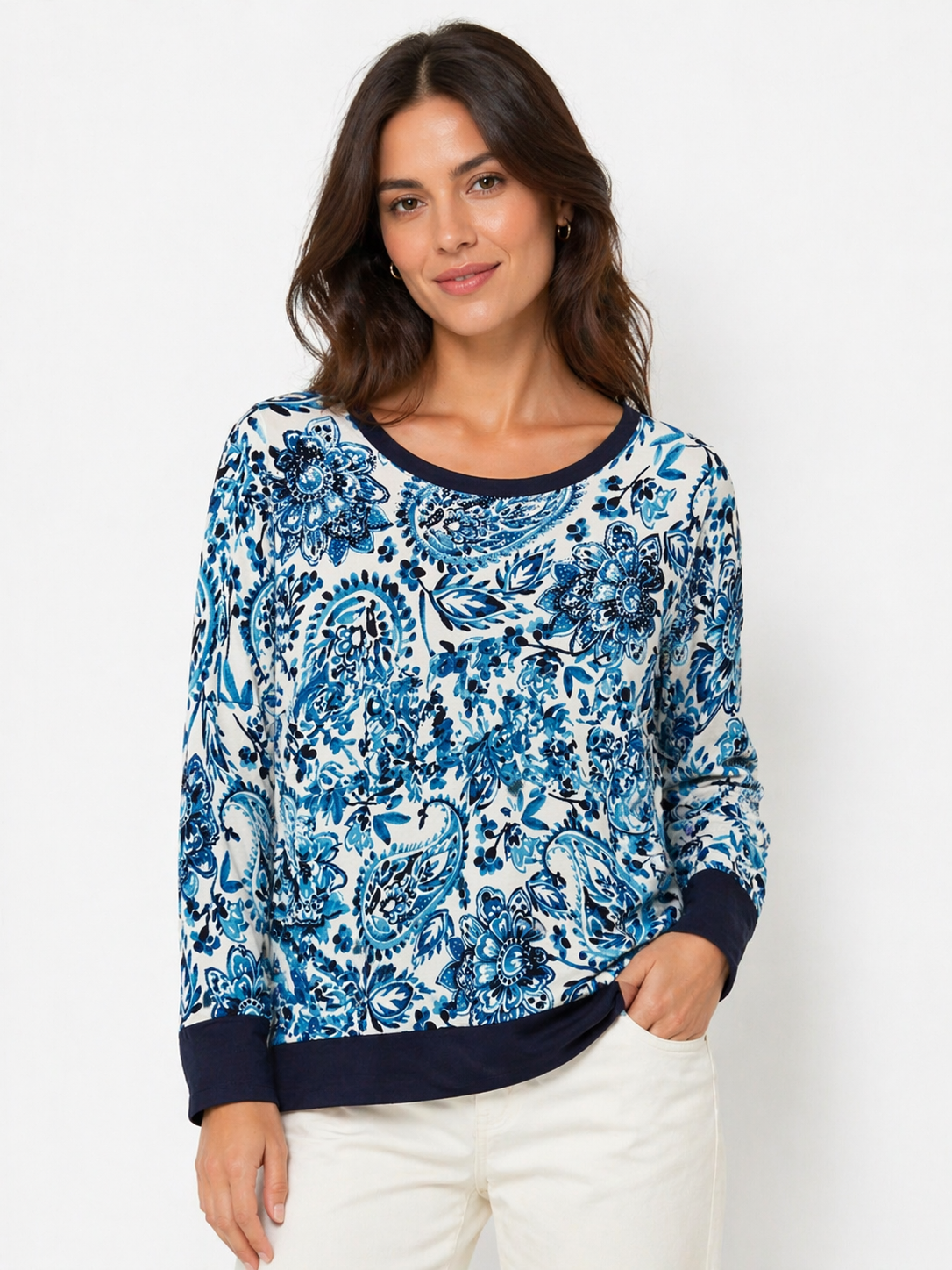 Maglia MARA CAROL girocollo Donna