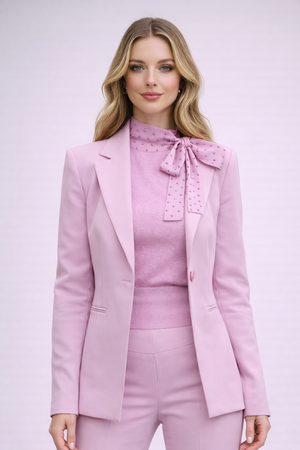 Blazer slim monopetto