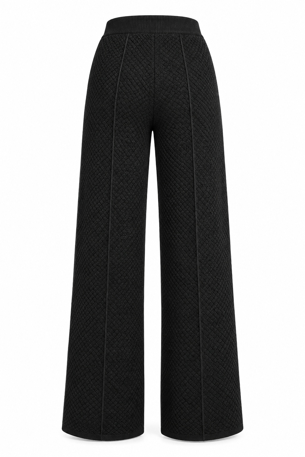 Pantalone FRACOMINA nero in maglia