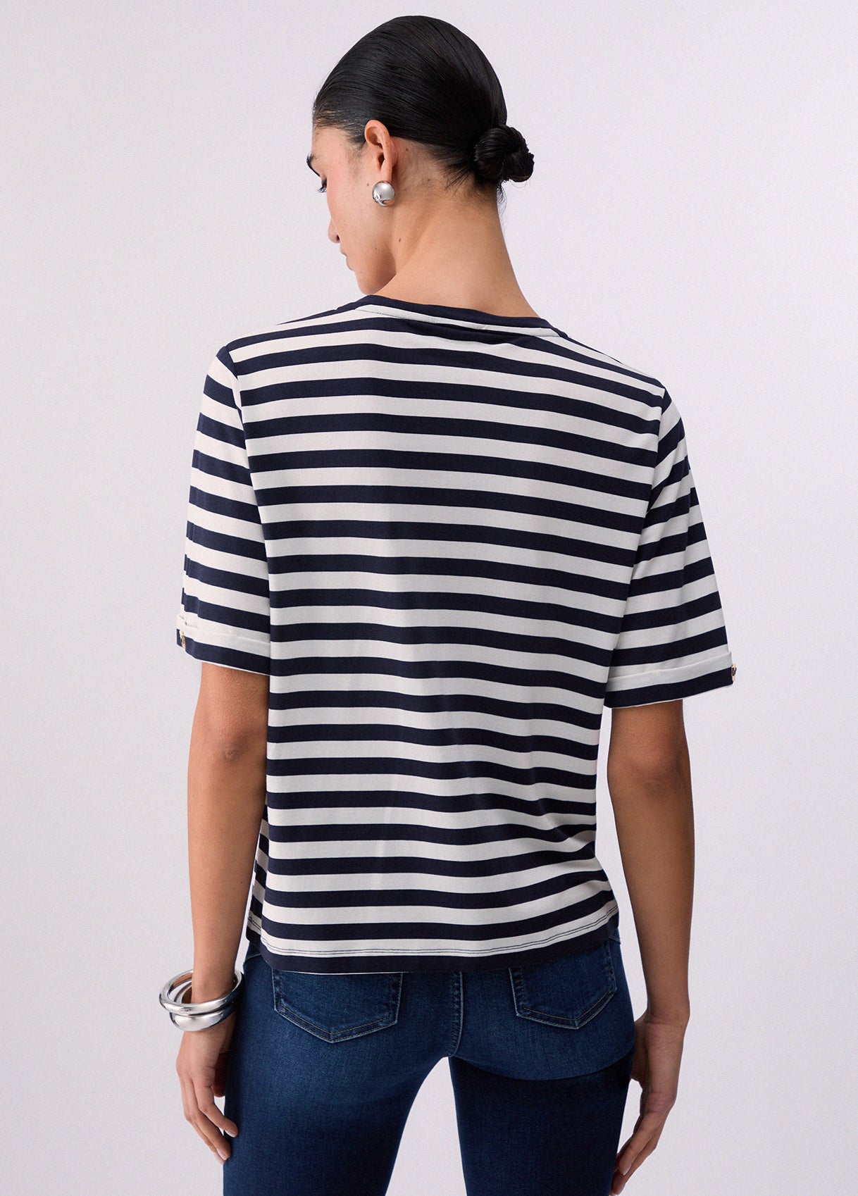 T-shirt a righe LIU JO Donna