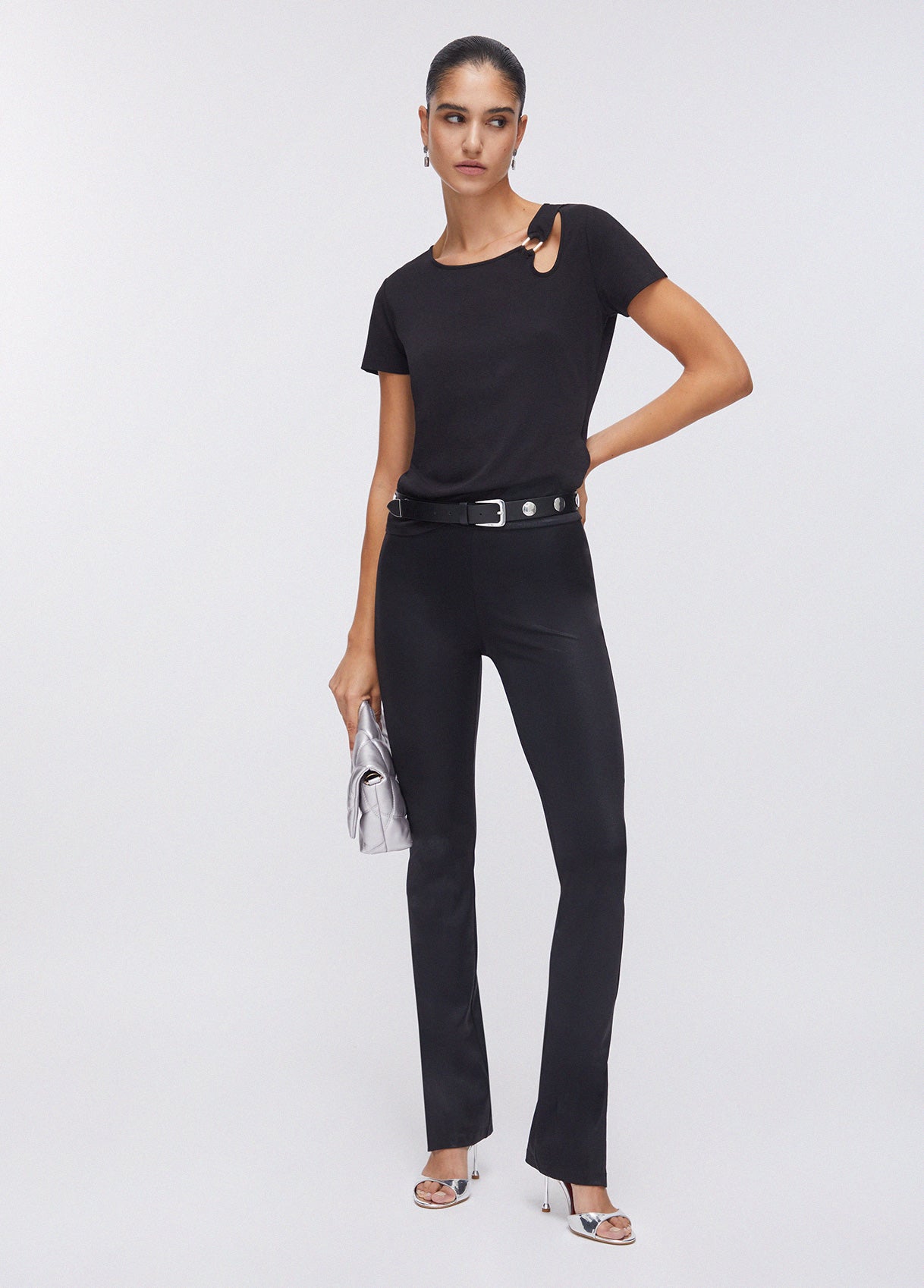 T-Shirt con cut-out LIU JO donna
