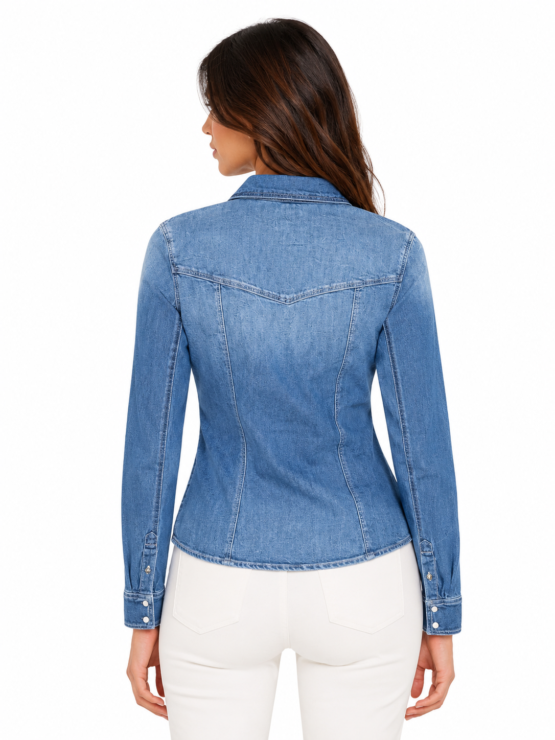 Camicia Jeans GUESS in Denim donna