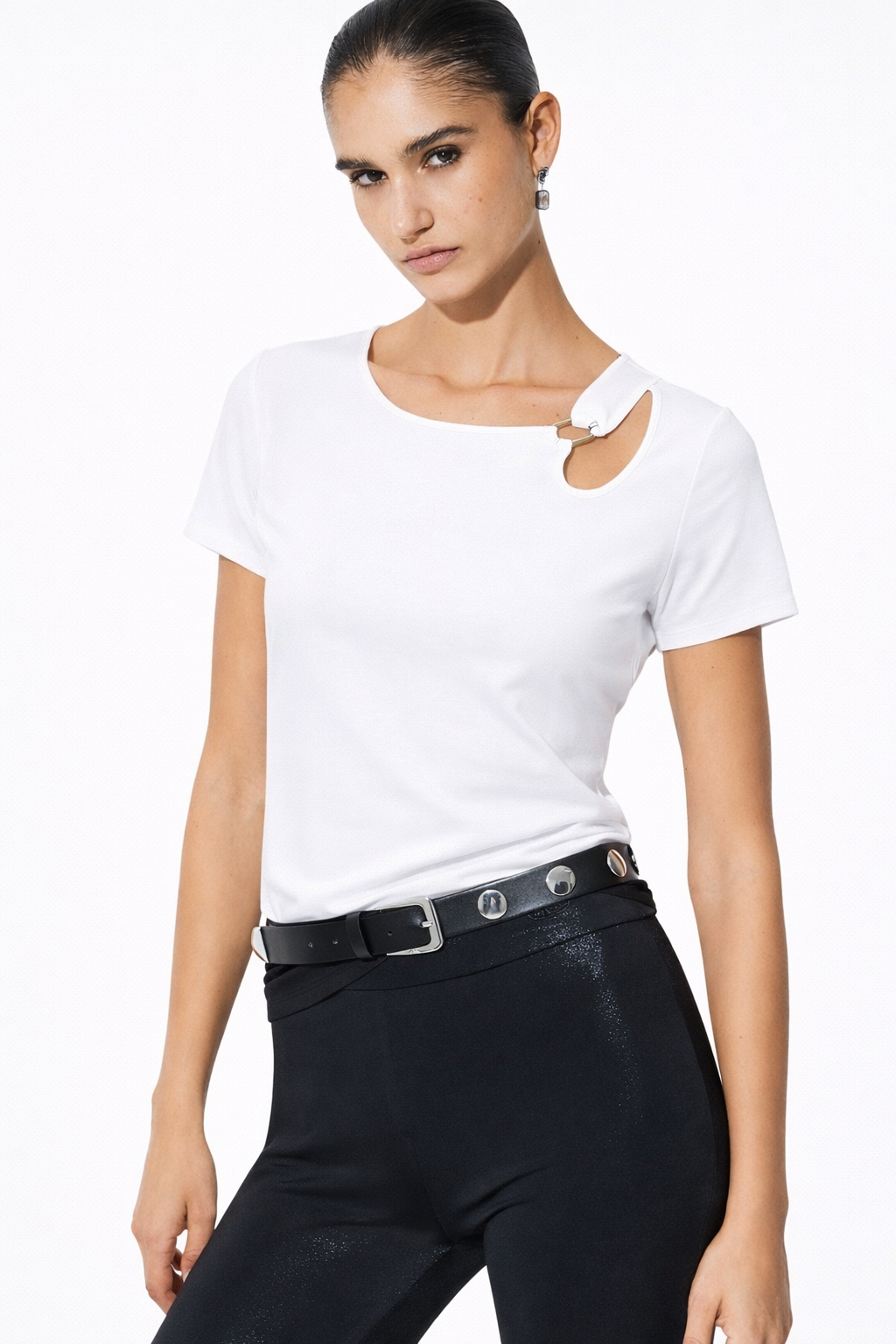 T-Shirt con cut-out LIU JO donna