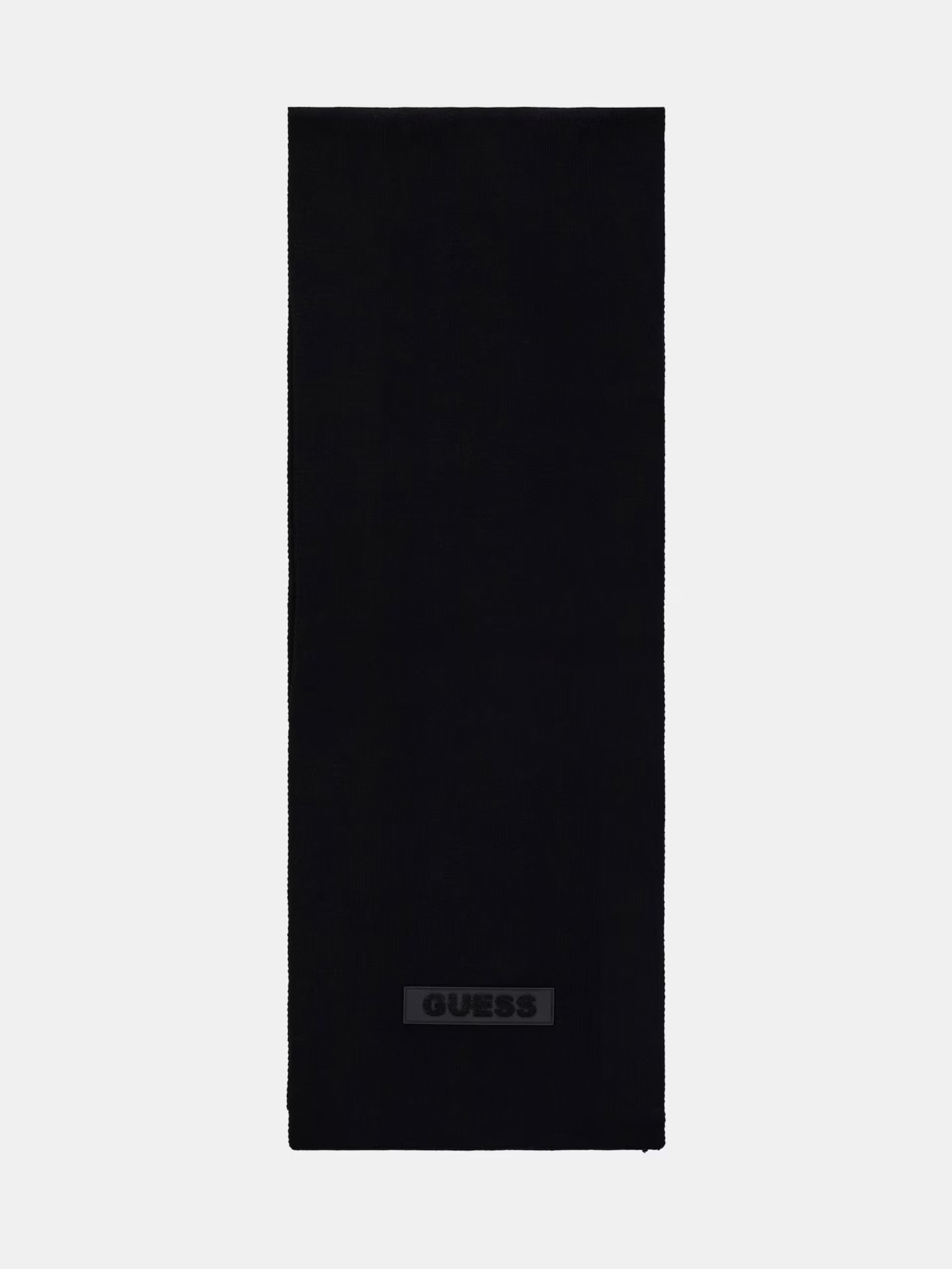 Sciarpa uomo in maglia con logo GUESS