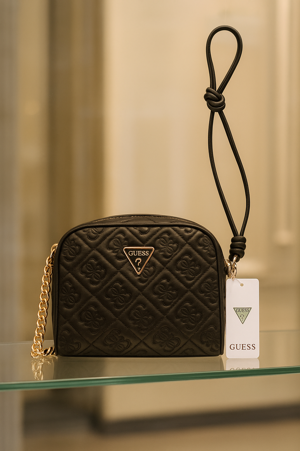 Borsa GUESS Adelasia Camera Bag – Nero