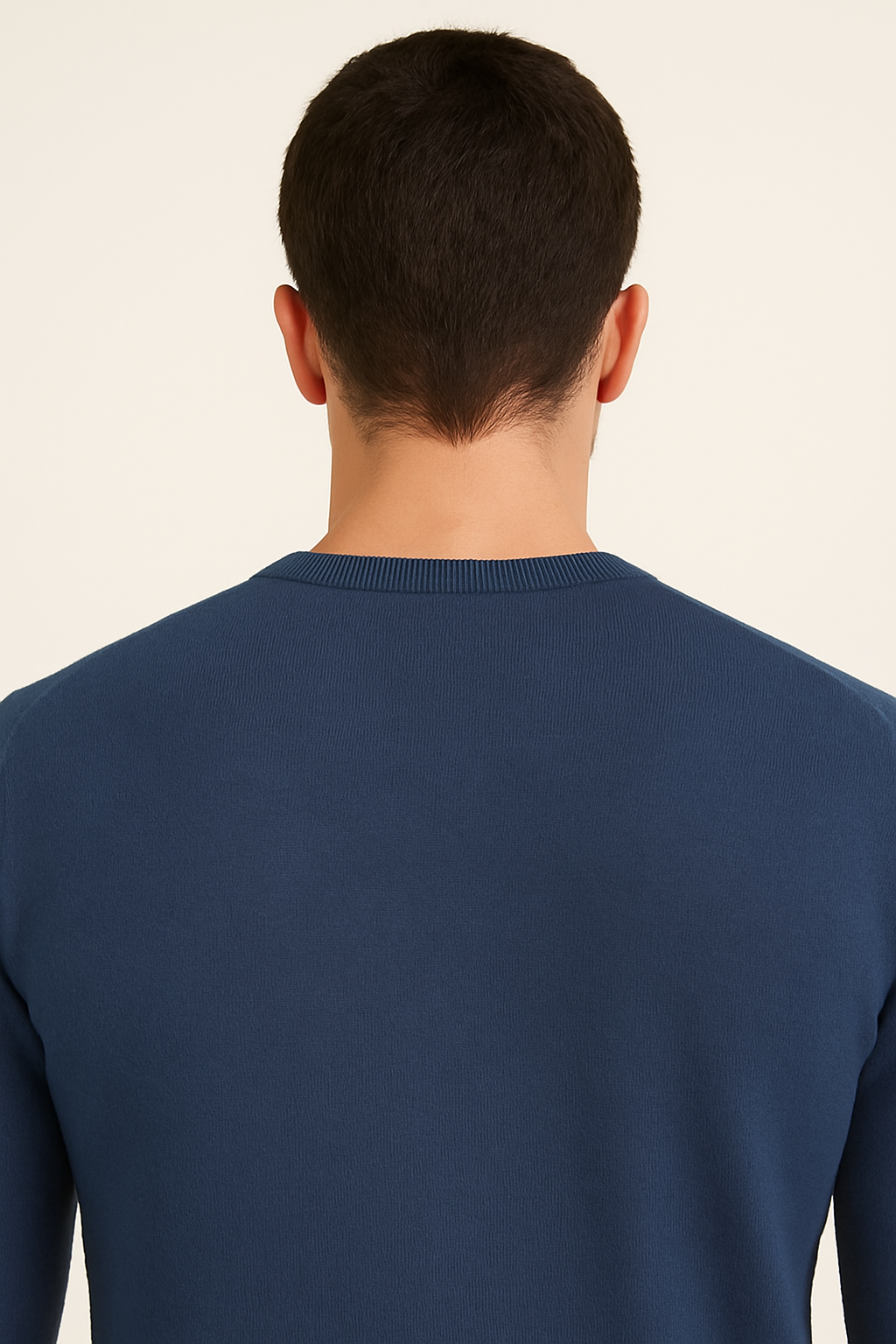 Maglia Guess Uomo Blu Navy Scollo a V