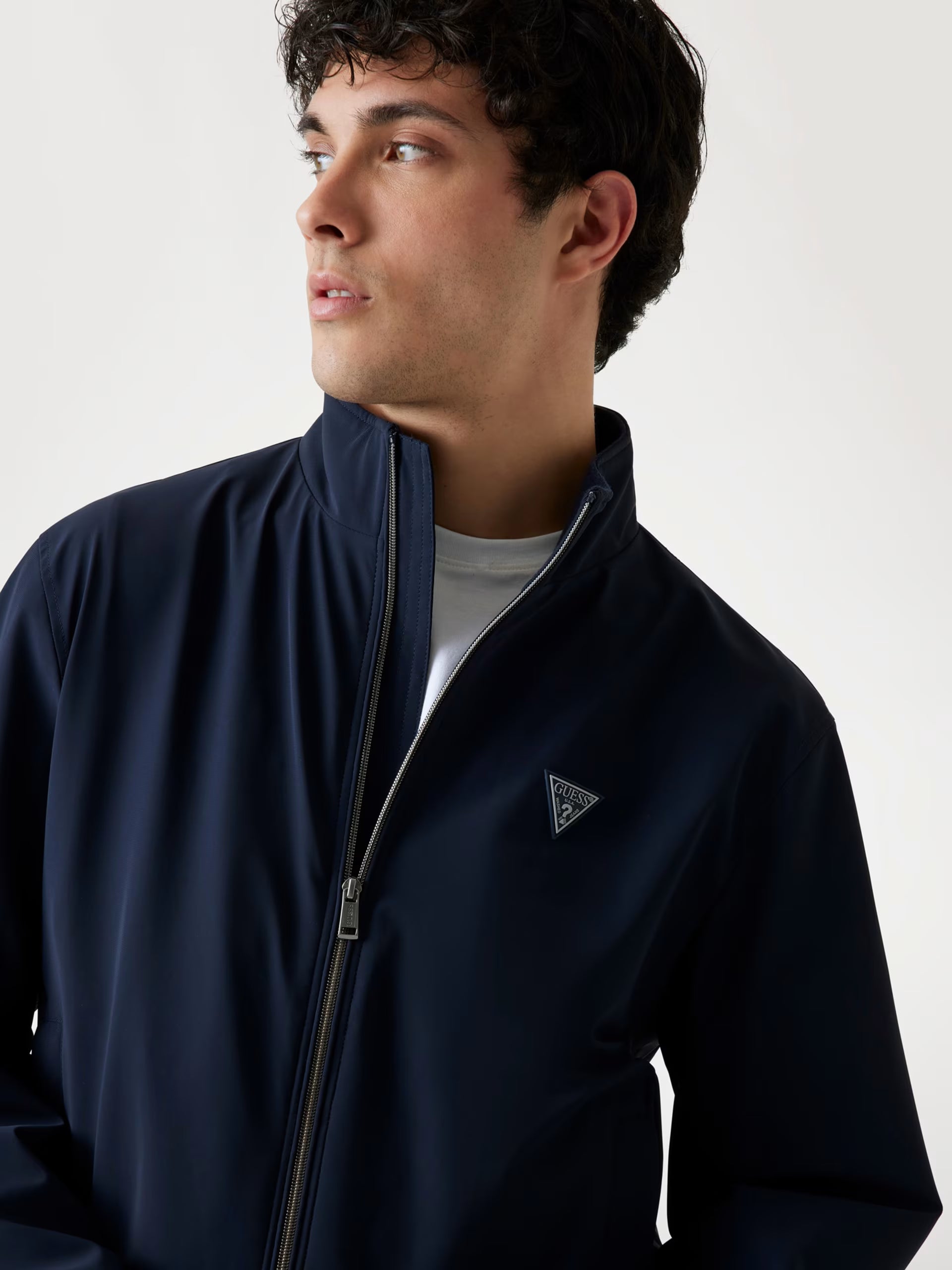 GUESS GIACCA BLU tech stretch MAYL13WEZ70