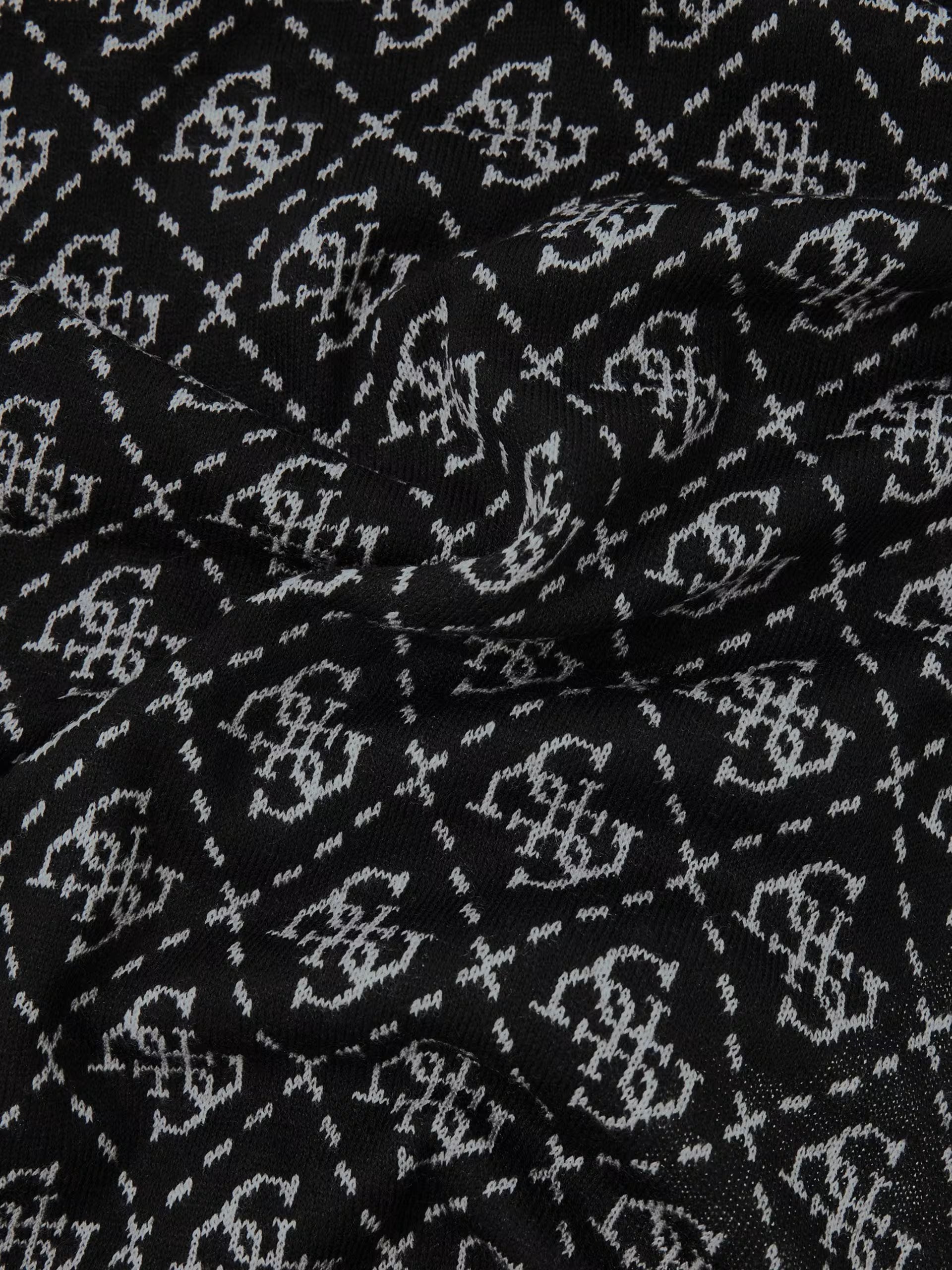 Sciarpa Guess Uomo con logo 4G in misto seta