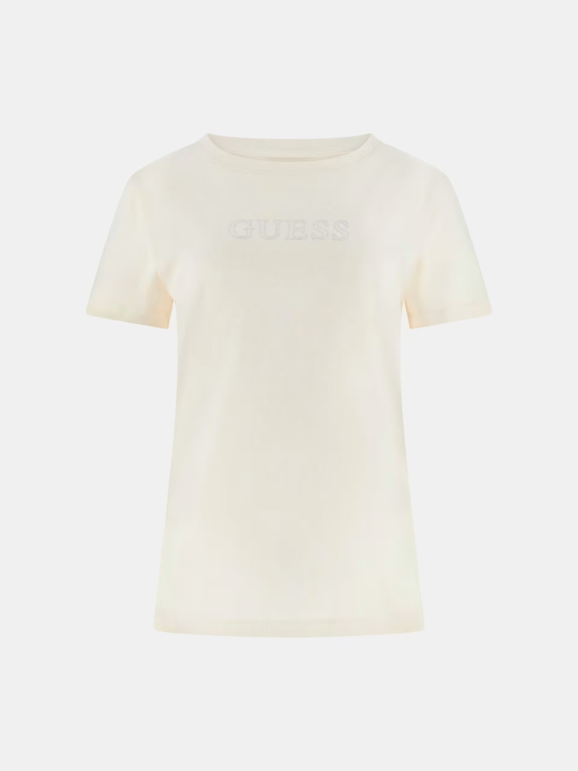 T-shirt GUESS Donna con logo di strass