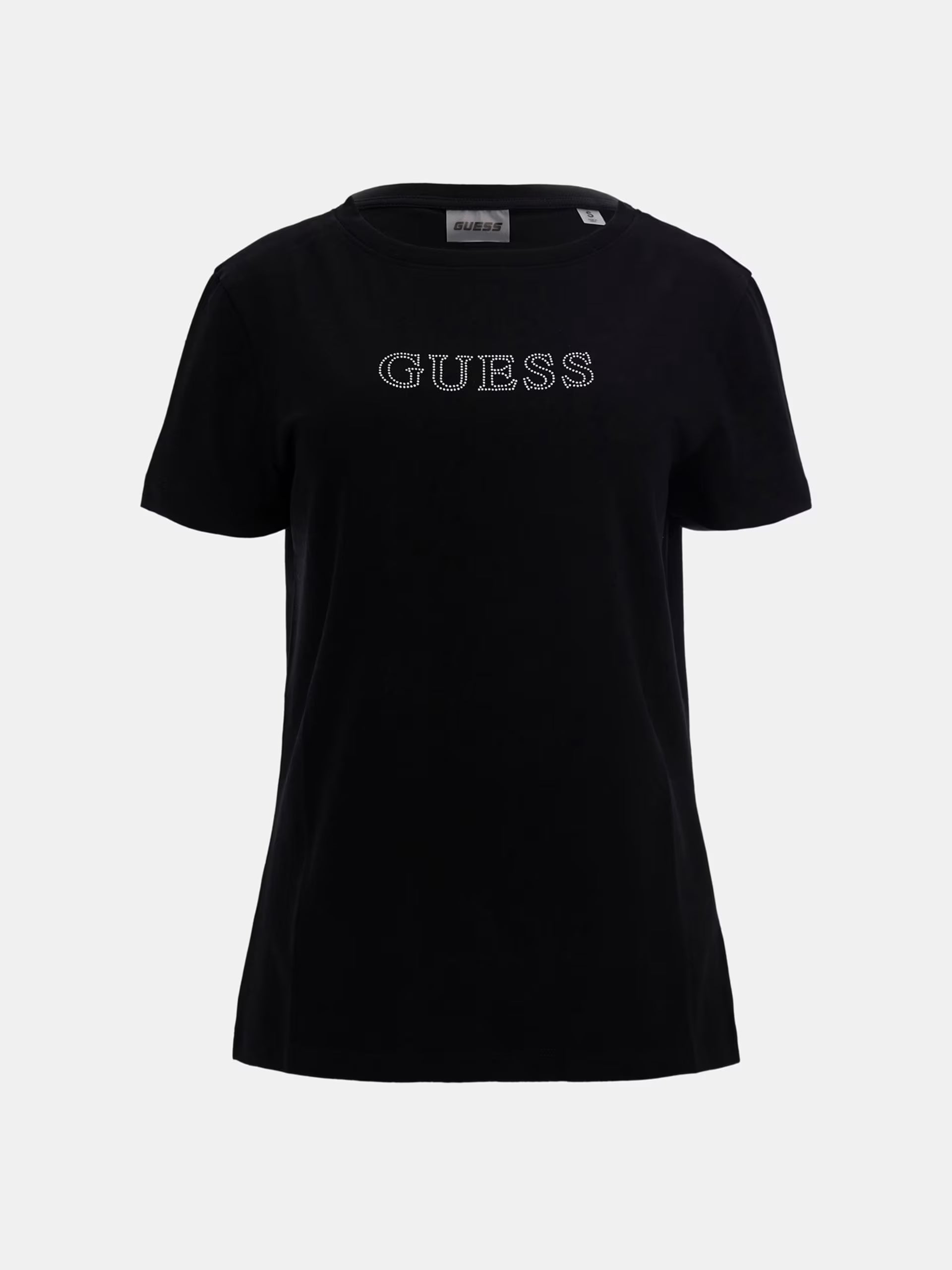 T-shirt GUESS Donna con logo di strass