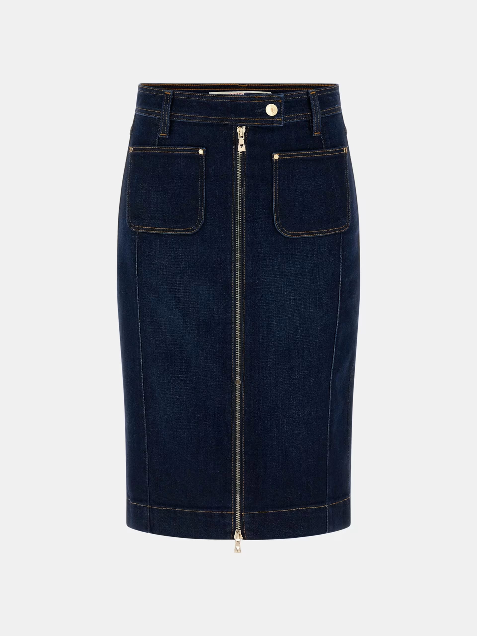 Gonna Longuette Jeans in Denim