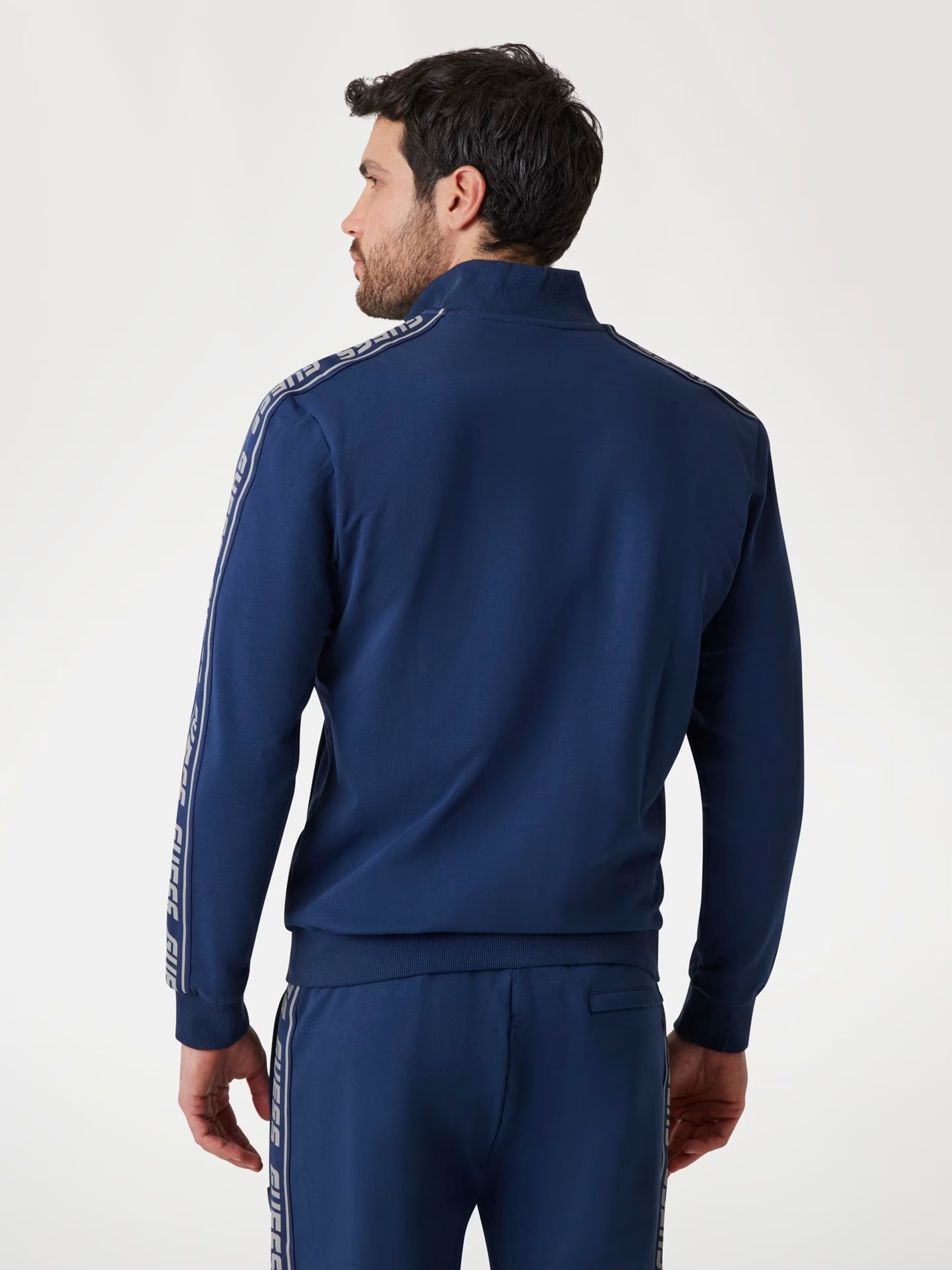 FELPA TUTA GUESS ZIP INTERA UOMO