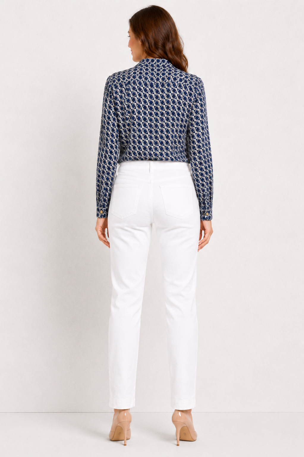 Camicia GUESS donna Logata Blu Notte