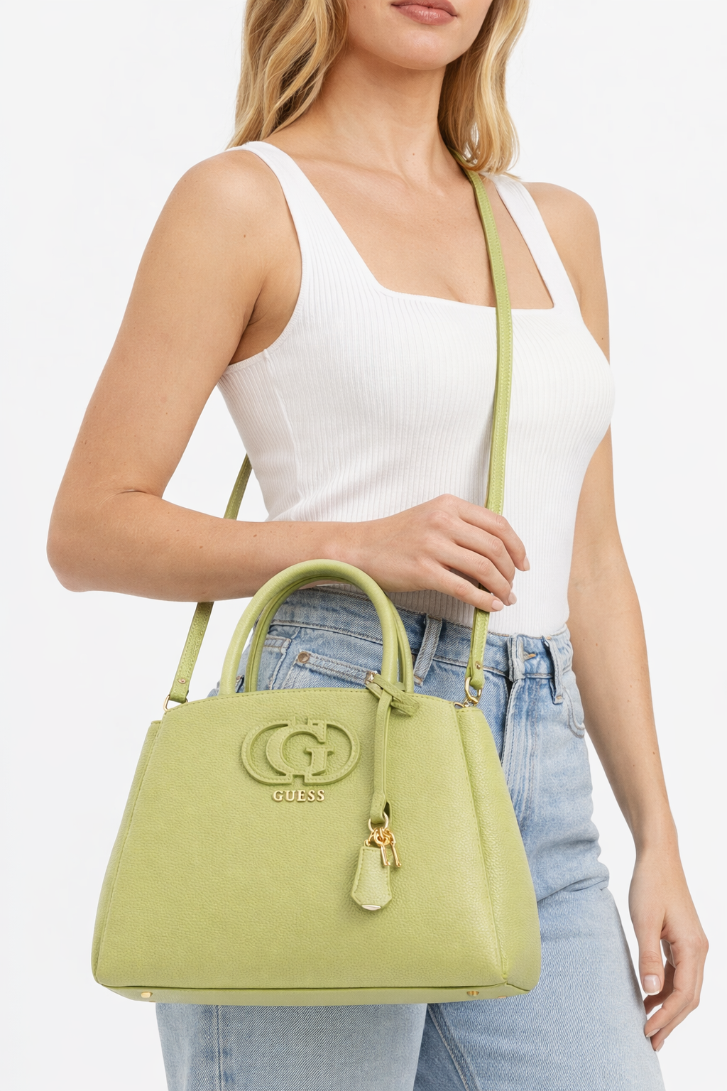 Borsa a mano GUESS donna Isola con logo