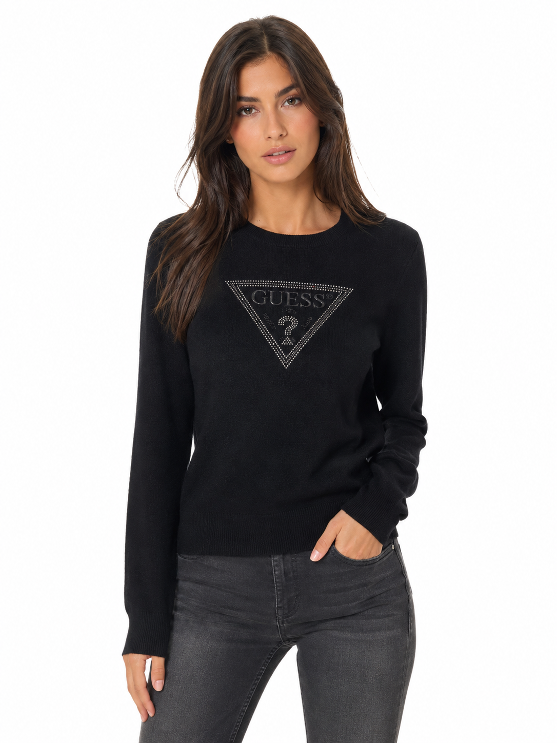 Maglia GUESS donna in cotone m.l.