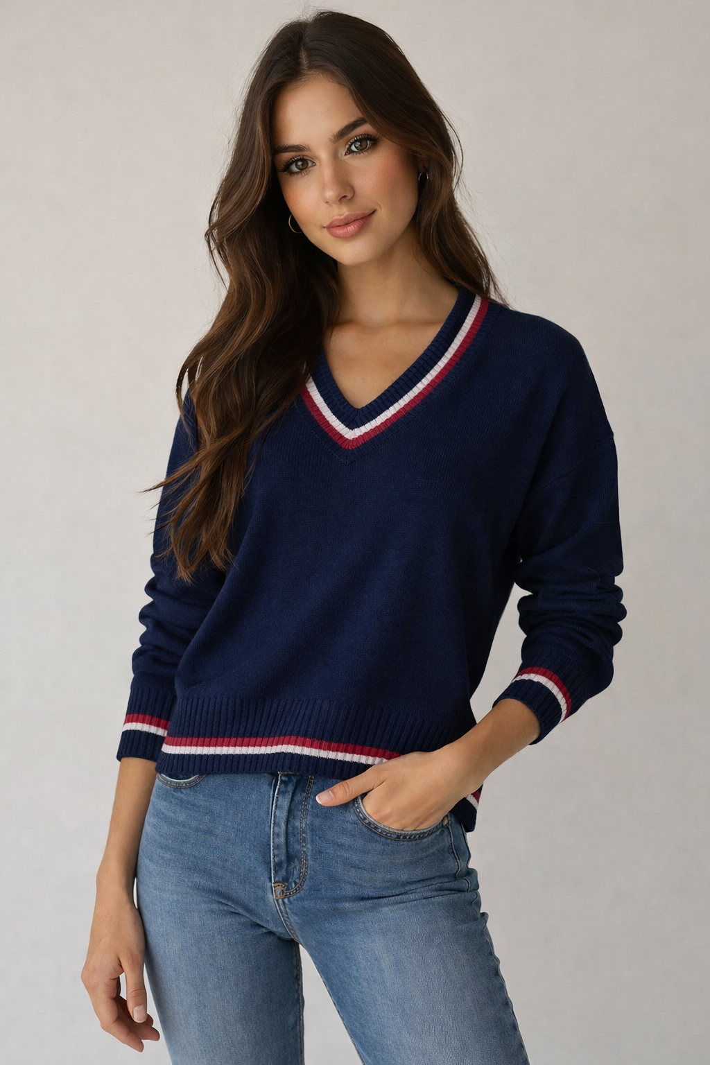 Maglia con scollo a V  LIU JO