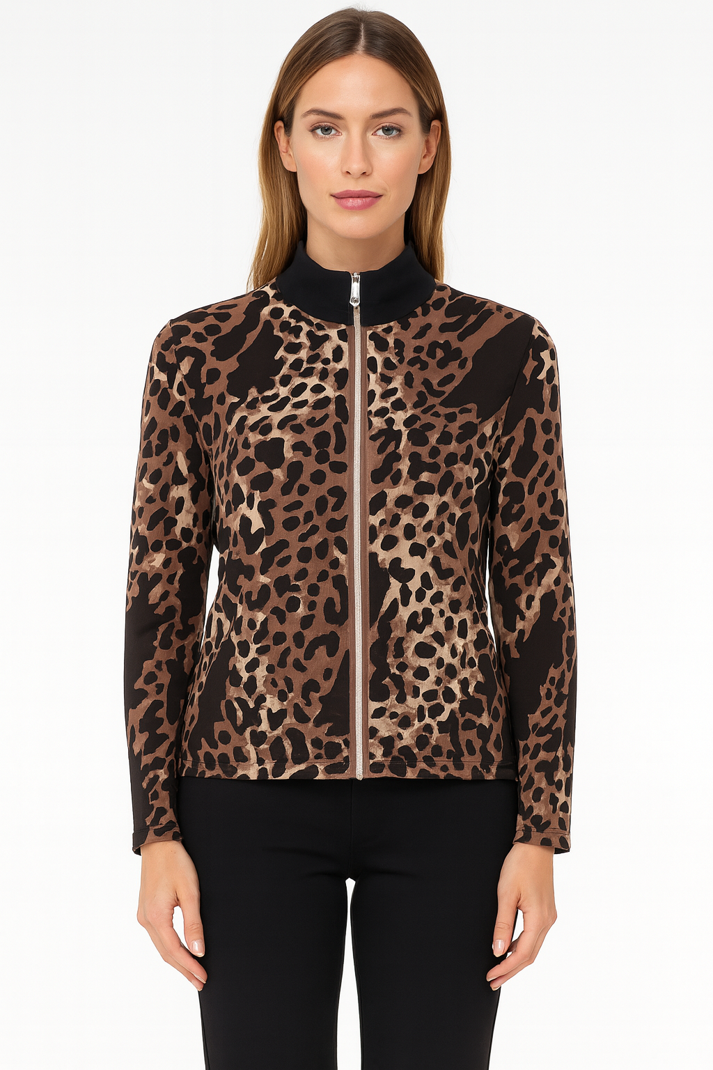 LU JO SPORT GIACCA TUTA CON ZIP Colore Cioccolato