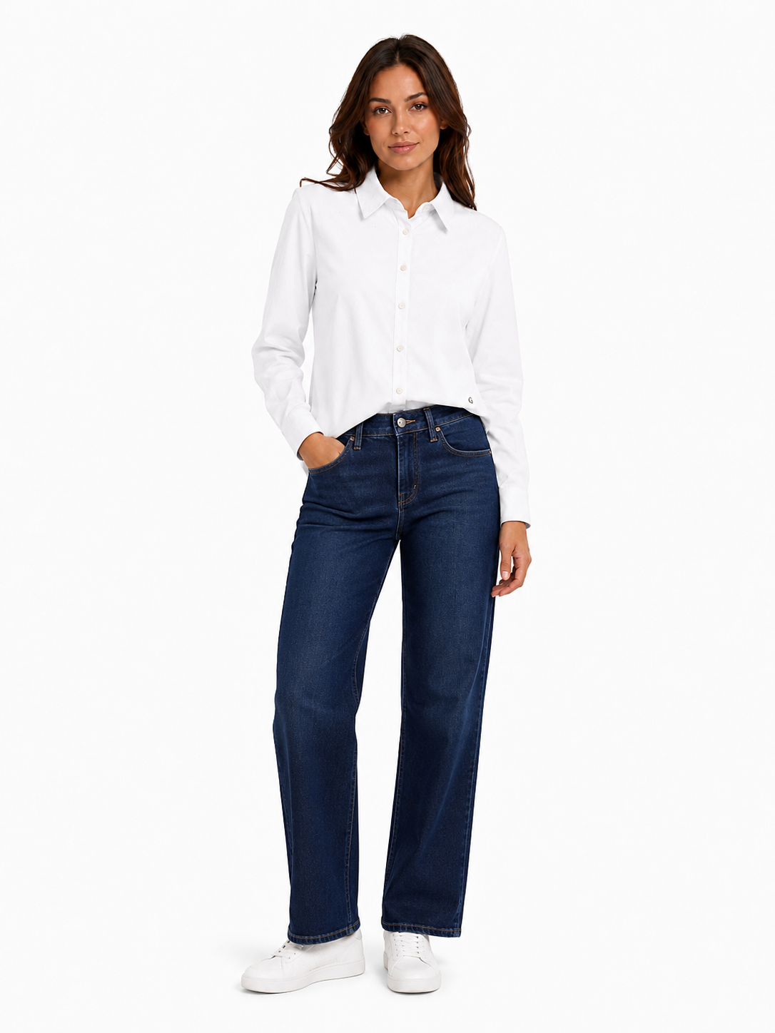 Jeans a gamba diritta Guess donna