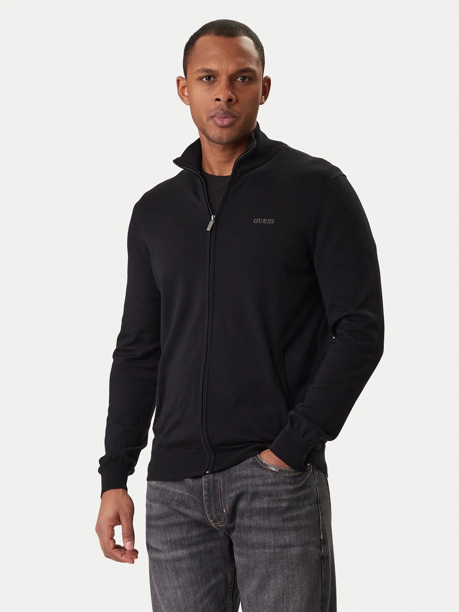 Cardigan Guess Uomo – Zip Intera