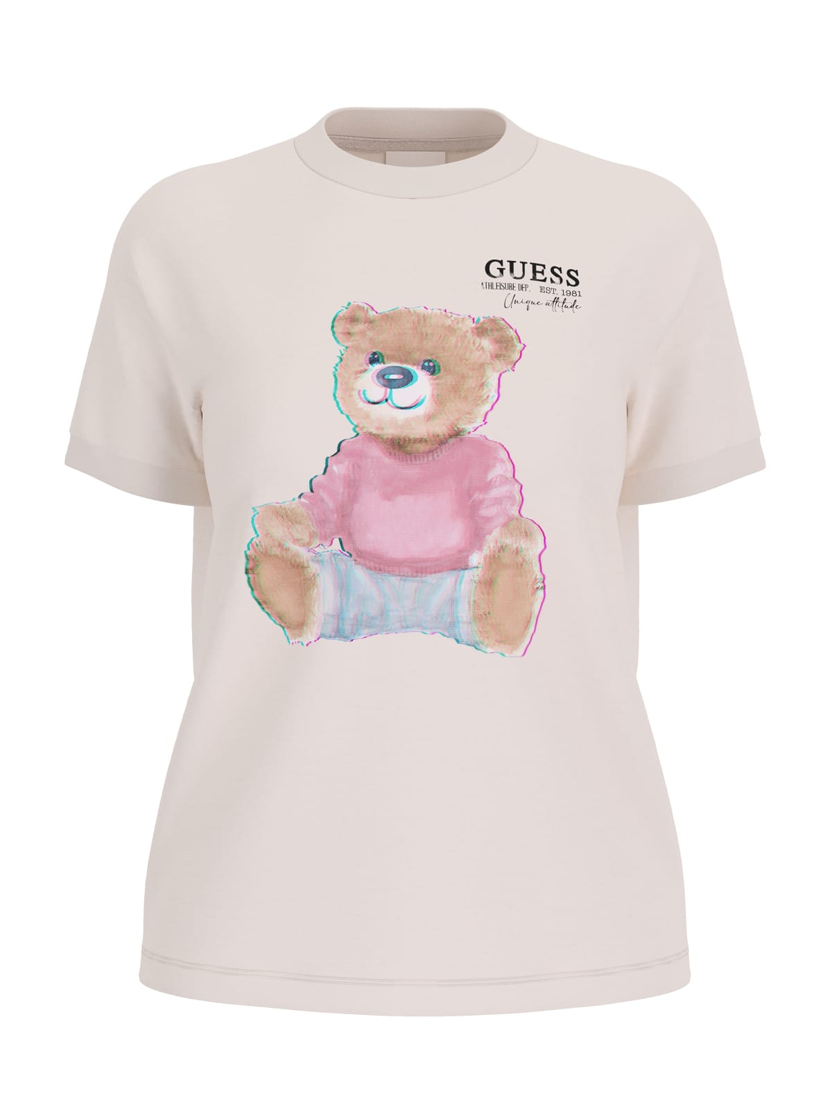T-SHIRT GUESS DONNA CON ORSETTO