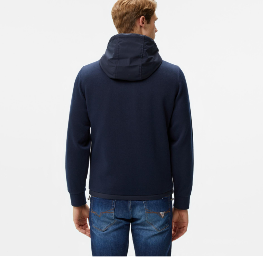 GIUBBINO GUESS BLU con cappuccio art.M4YL27WEDJ0